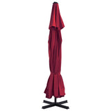 Vidaxl Parasol with portable base red