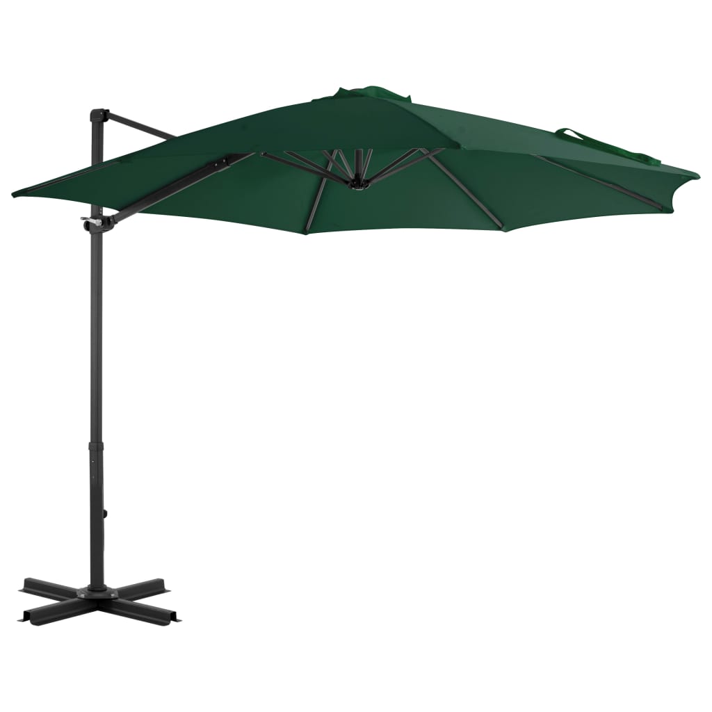 Vidaxl Parasol with portable base green