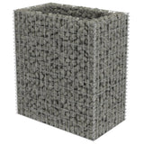 Vidaxl Gabion Fiorter ha aumentato l'acciaio zincato 90x50x100 cm