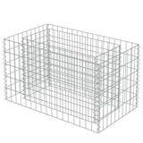 Vidaxl Gabion Planning Box hevet 90x50x50 cm galvanisert stål