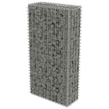 Vidaxl schanskorfmuur met deksels 50x20x100 cm gegalvaniseerd staal