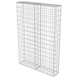 Vidaxl Schanskorf wall with lids 100x20x150 cm galvanized steel