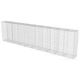 Vidaxl Schanskorf wall with lids 600x50x150 cm galvanized steel