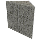 Plantador de Gabion Vidaxl elevado 75x75x50 cm de acero galvanizado