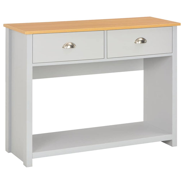 Vidaxl wandtafel 97x35x76 cm grijs