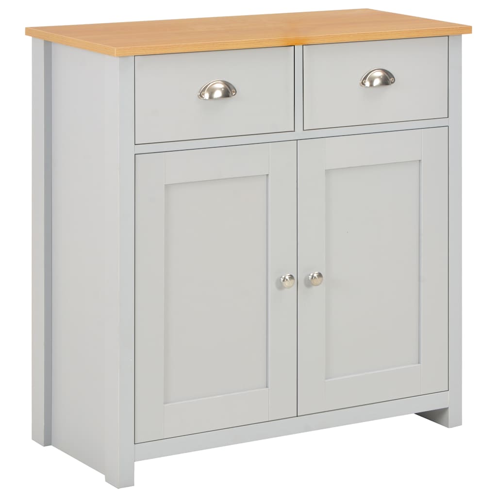 Vidaxl dressoir 79x35x81 cm grijs