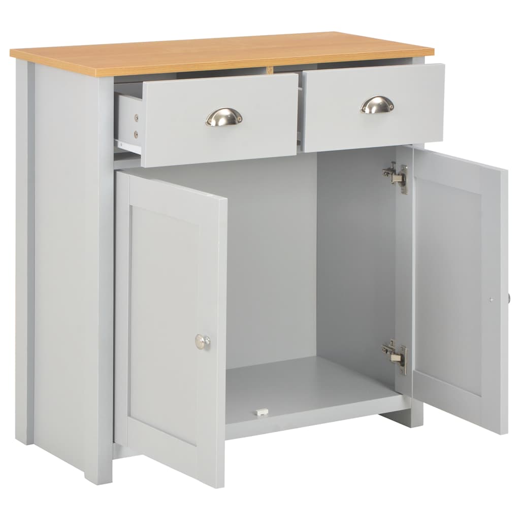Vidaxl dressoir 79x35x81 cm grijs