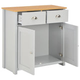 Vidaxl dressoir 79x35x81 cm grijs
