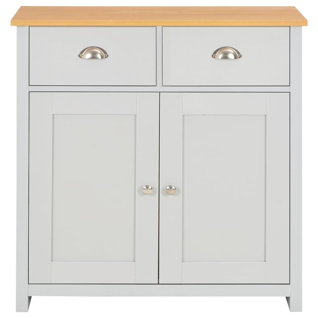 Vidaxl dressoir 79x35x81 cm grijs