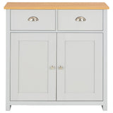 Vidaxl dressoir 79x35x81 cm grijs