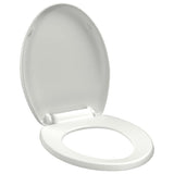 Vidaxl toiletbril soft-close met quick-release ontwerp wit