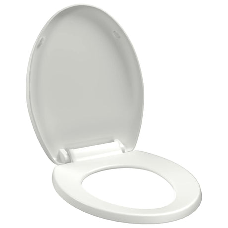 Vidaxl toiletbril soft-close met quick-release ontwerp wit
