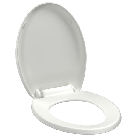 Vidaxl toiletbril soft-close met quick-release ontwerp wit