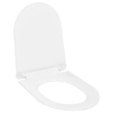 Vidaxl toilet seat soft-close with Quick-release design white