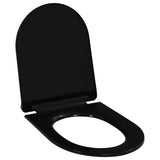 Vidaxl toilet seat soft-close with Quick-release design black