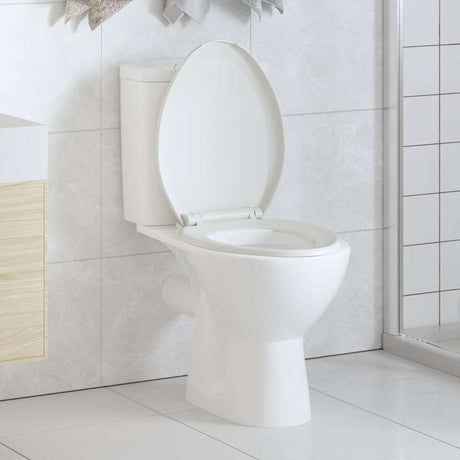Vidaxl toiletbril soft-close met quick-release ontwerp wit