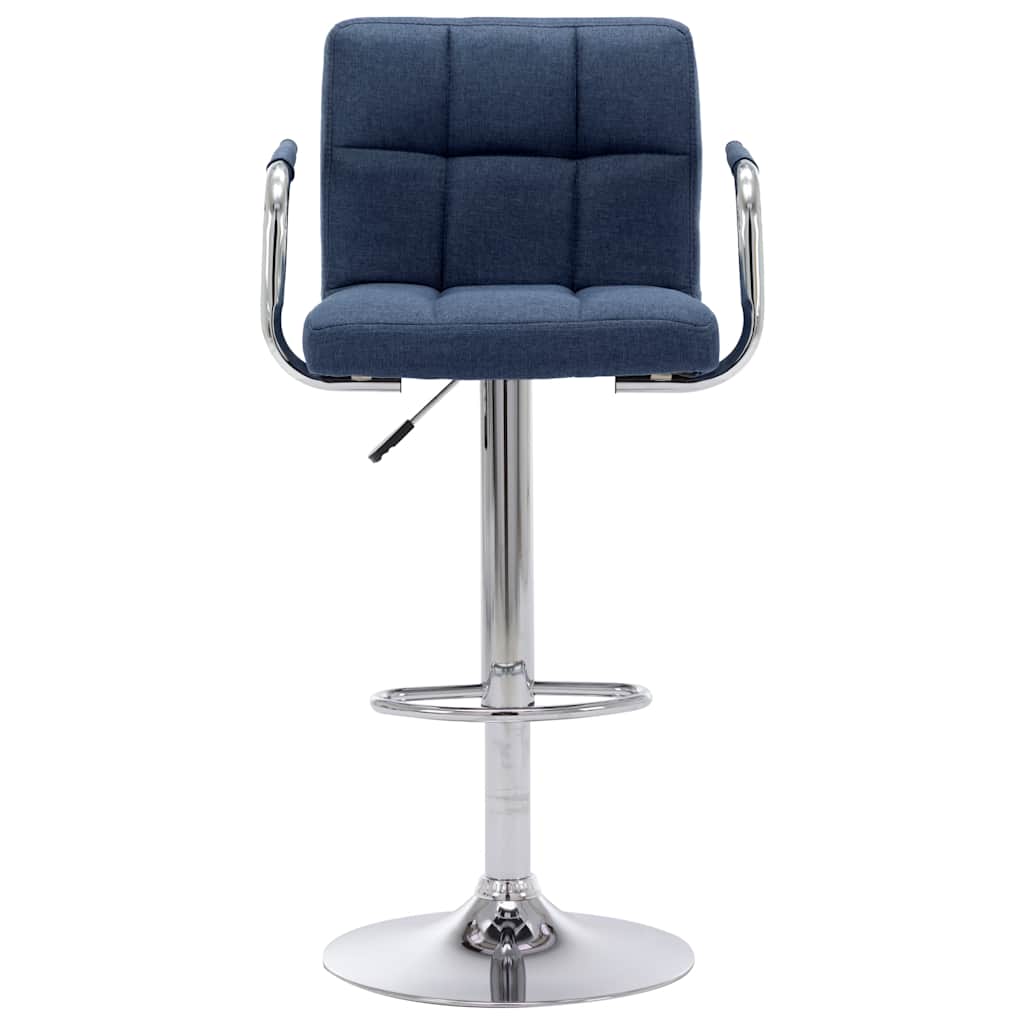 Vidaxl barstoel stof blauw