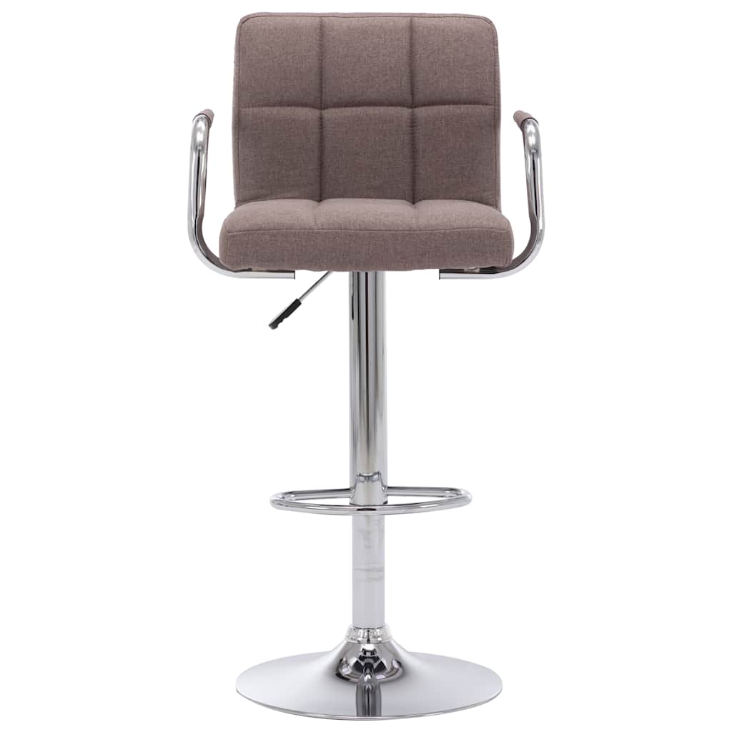 Vidaxl barstoel stof taupe