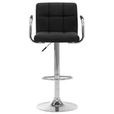 Vidaxl barstoelen 2 st stof zwart