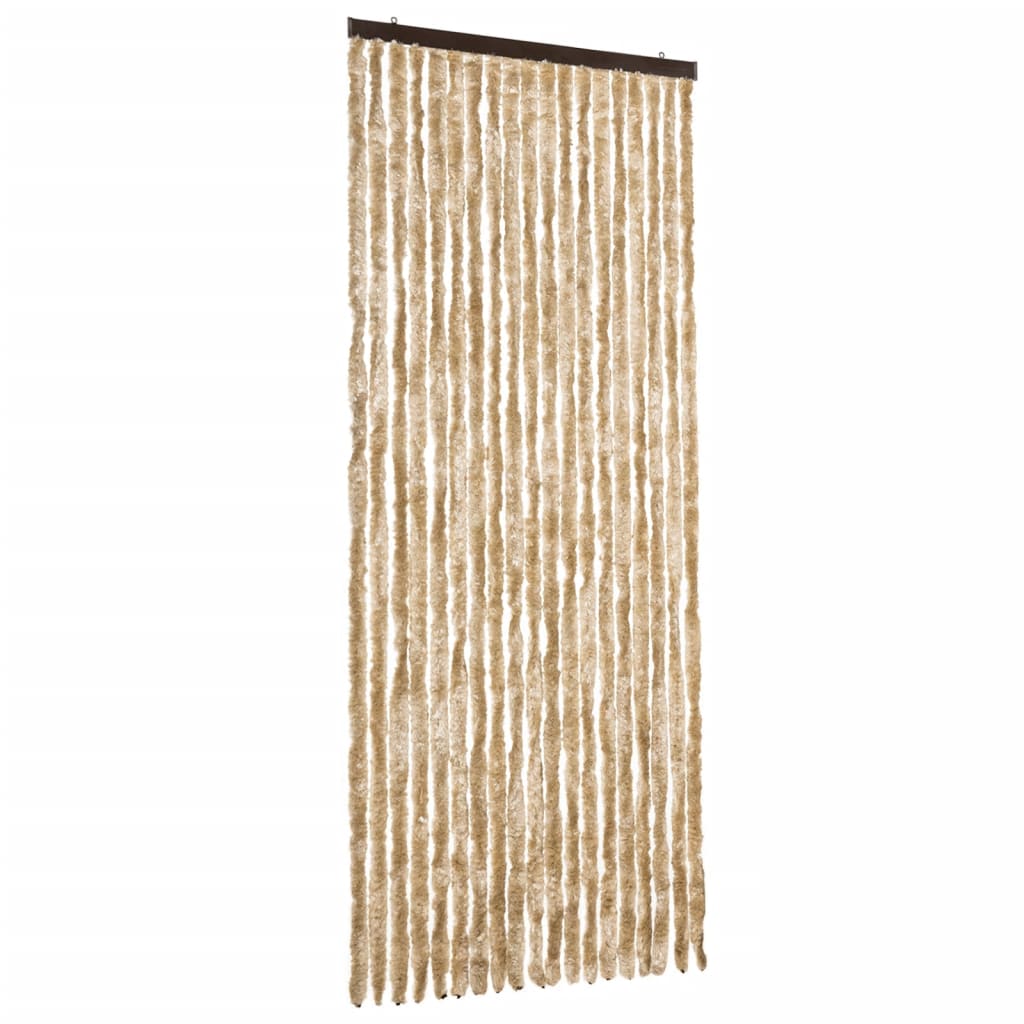 Vidaxl muha zavesa 56x185 cm Chenille Beige