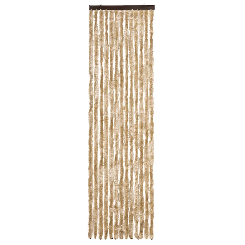 Vidaxl vliegengordijn 56x185 cm chenille beige