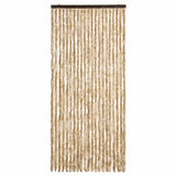 Vidaxl Fly Vorhang 90x220 cm Chenille Beige