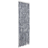 Vidaxl vliegengordijn 56x185 cm chenille zilverkleurig