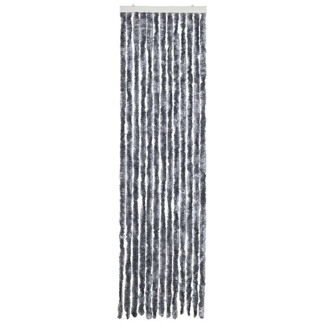 Vidaxl vliegengordijn 56x185 cm chenille zilverkleurig