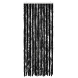 Vidaxl Fly Curtain 56x185 cm Chenille Anthracite