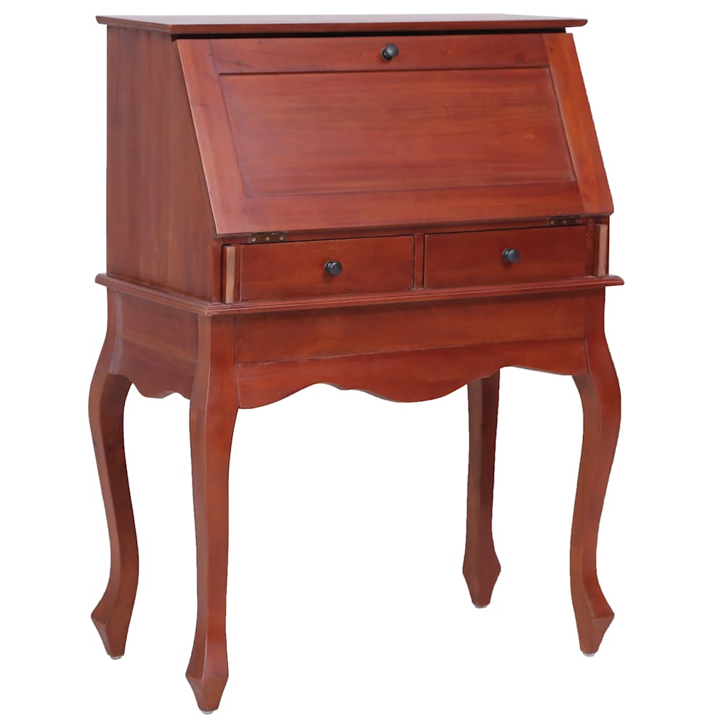 Vidaxl secretaire 78x42x103 cm massief mahoniehout bruin