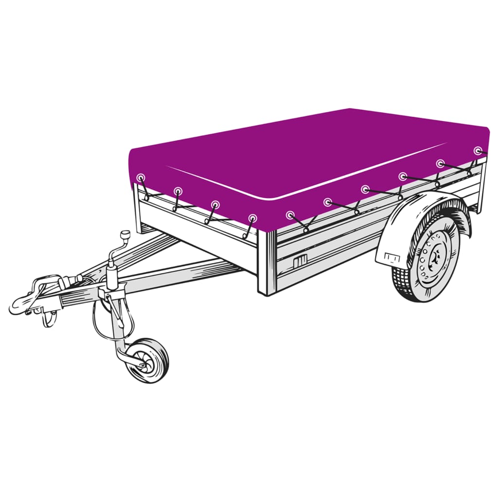 Vidaxl Trailer Network 2.5x3.5 M HDPE sort