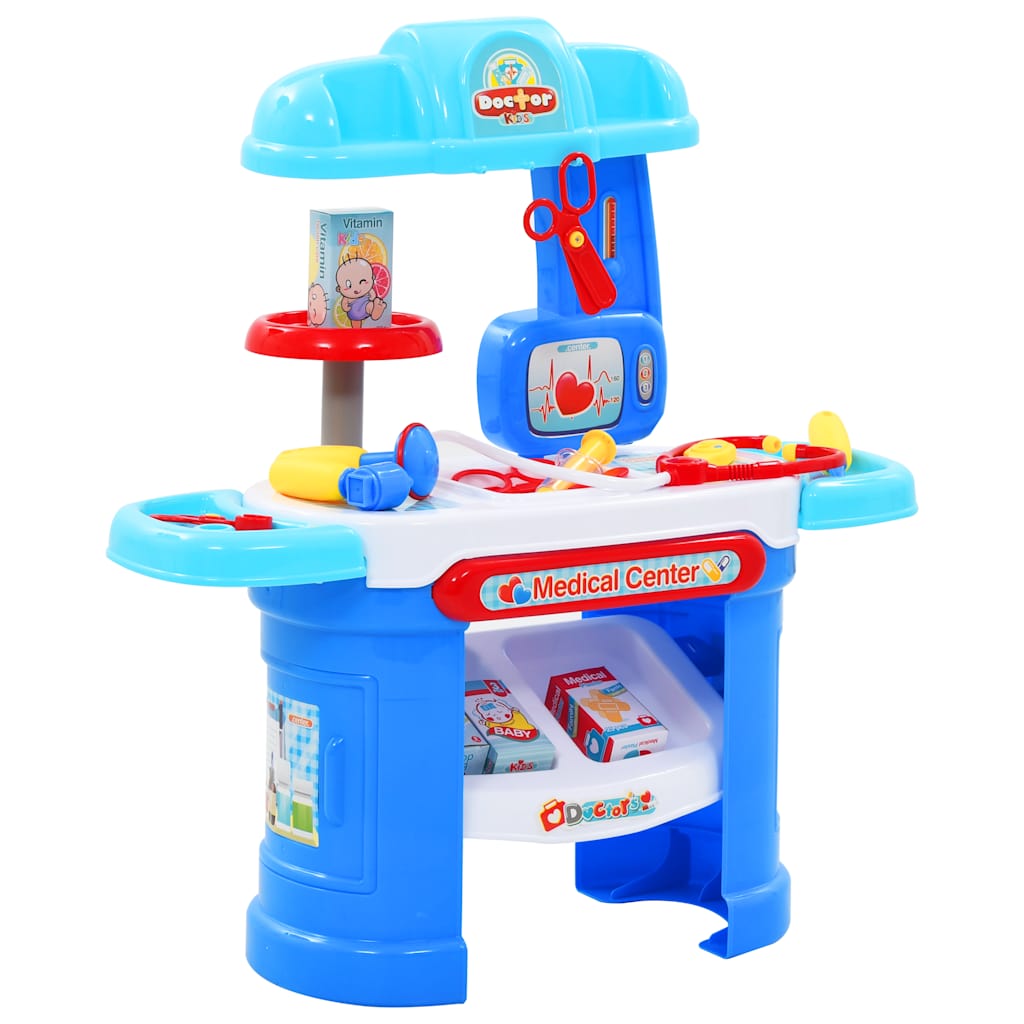 BIDAXL 15-delad doktor Play Set 38x30x67.5 cm