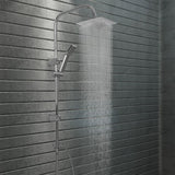 Vidaxl Shower Head Set Double avec douche à main en acier inoxydable