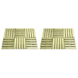 Vidaxl 12 St Terrace Piastrelle 50x50 cm Green