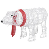 Vidaxl Christmas Lighting Bear 45 LED 71x20x38 cm acrílico