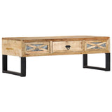 Vidaxl salontafel 110x50x38 cm massief mangohout