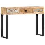 Vidaxl wandtafel 110x30x76 cm massief mangohout