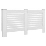 Construction de radiotorom vidaxl 152x19x81,5 cm mdf blanc