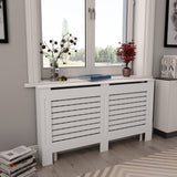 Vidaxl Radiatorom construction 152x19x81.5 cm MDF White