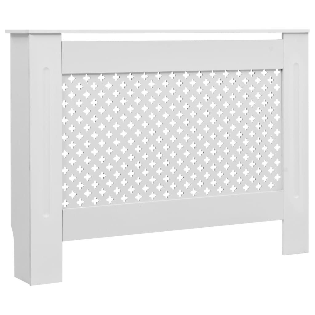 Vidaxl Radiatorom Construction 112x19x81.5 cm MDF bianco