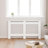 Vidaxl radiatorombouw 152x19x81,5 cm mdf wit