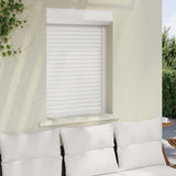 Vidaxl rolluik 70x100 cm aluminium wit