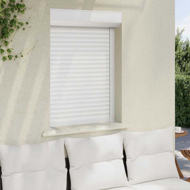 Vidaxl roljaloezie wit 70 x 100 cm aluminium en polyurethaan