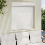 Shutter rullo Vidaxl 100x100 cm in alluminio bianco