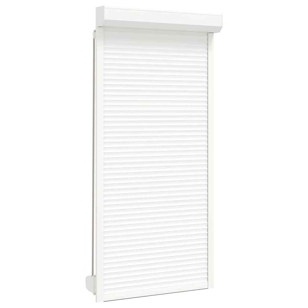 Vidaxl Roller Shutter 100x210 cm aluminiumvitt