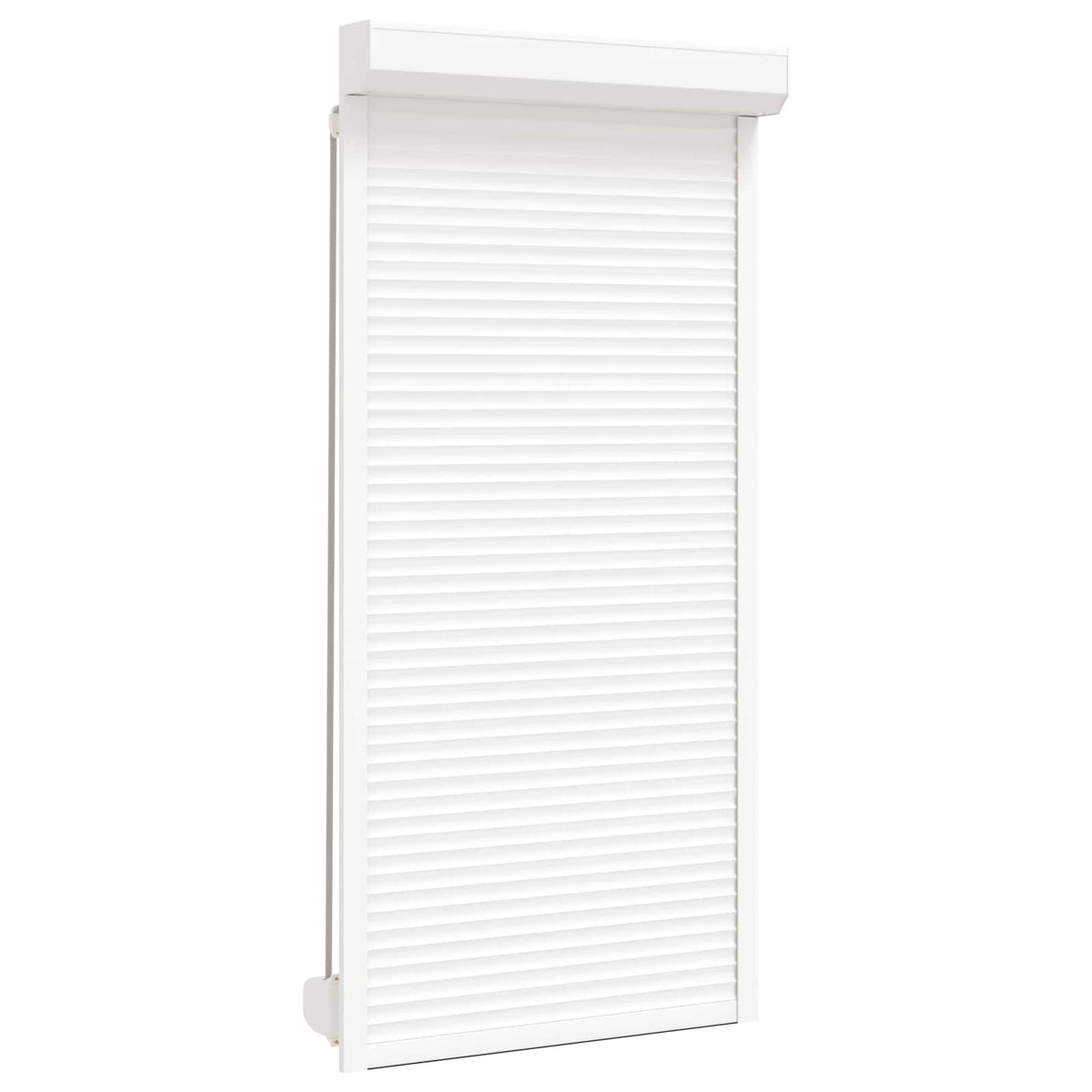 Vidaxl roljaloezie wit 100 x 210 cm aluminium en polyurethaan