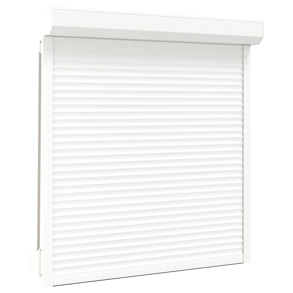 Vidaxl roller shutter 130x140 cm aluminum white