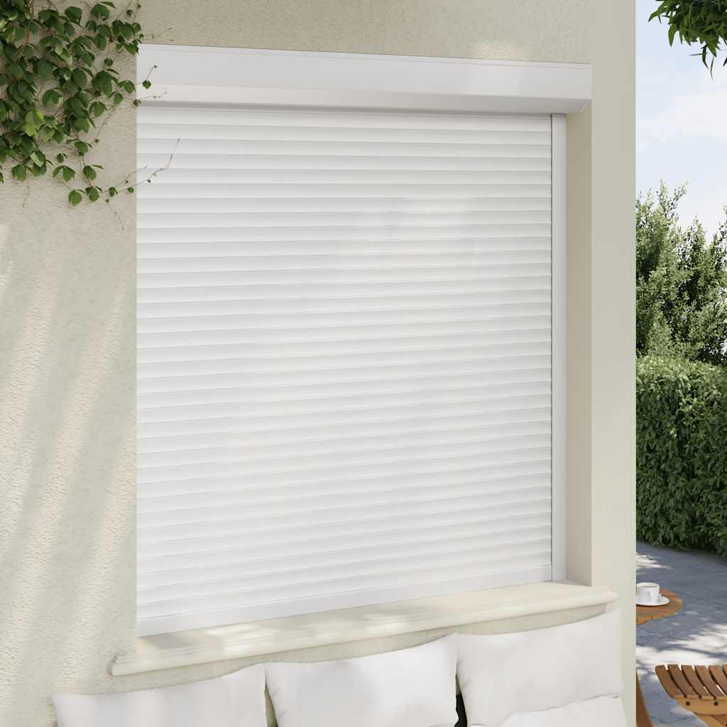 Vidaxl roller shutter 140x150 cm aluminum white