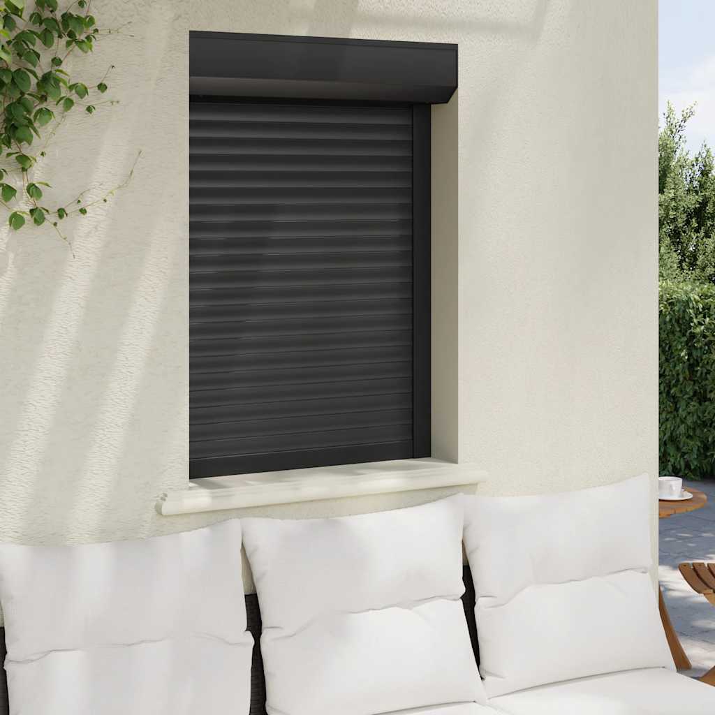 Vidaxl Roller Shutter 70x100 cm aluminium Antracitt -farget