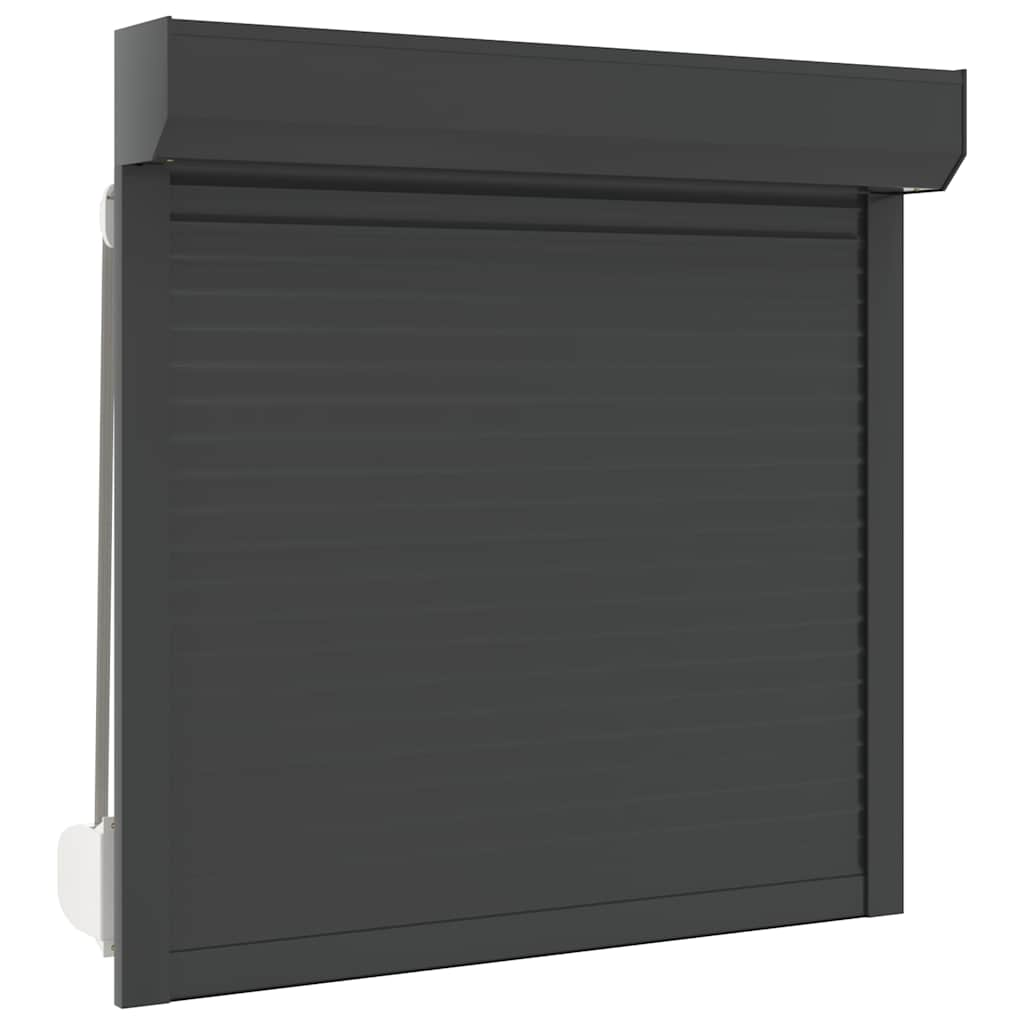 Vidaxl Roller Shutter 100x100 cm Aluminium Antracit Farvet